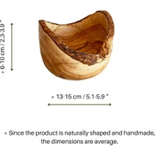 Egedeneve Zeytin Ağacı Kütüklü Kase 15 cm