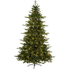 Eglo 608-64 180 cm Yüksekliğinde Dekoratif Yılbaşı Çam Ağacı 120 cm Çapında Işıklı ve 1454 Dal