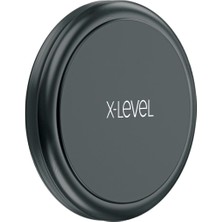 X-Level XCH2013 3M Yapışkanlı 360 Derece Hareketli Mıknatıslı Ev Ofis Direksiyon Konsol Araç içi Telefon Tutucu