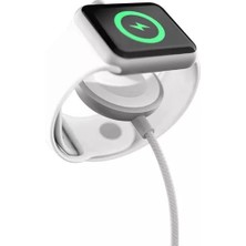 Epico Apple Watch Şarj Kablosu Usb-C 1.2 Metre - Gümüş