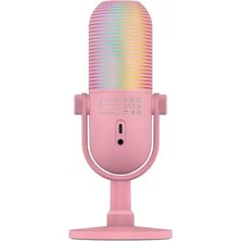 Razer Seiren V3 Chroma Rgb Mikrofon Pembe RZ19-05060300-R3M1