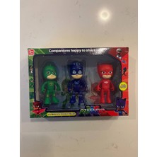 Magicway Pijamaskeliler Pjmasks Figür Oyuncak Seti 3lü Karakter Seti