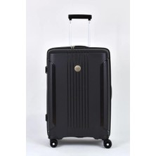 Pierre Cardin Trolley Valiz Siyah Orta Boy 04PC7060-02-SYH