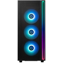 Bıtfenıx 750W 80+ Bronze Infınıty Fang BFC-FANB75KKGSK-4A Gaming Mid-Tower Pc Kasası Argb Kontrolcü