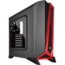Corsaır Carbıde Spec-Alpha KC-CC-9011085-WW Gamıng Mıd-Tower Pc Kasası Sıyah Kırmızı