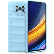 Newface Xiaomi Pocophone X3 Pro Kılıf Optimum Silikon - Sky Blue 13