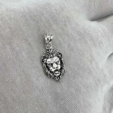 CLG Silver 925 Ayar Aslan Figür Gümüş Kolye