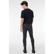 Riders By Lee Skinny Fit Dar Kesim Normal Bel Antrasit Esnek Memphis Jean Denim Kot Pantolon