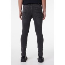 Riders By Lee Skinny Fit Dar Kesim Normal Bel Antrasit Esnek Memphis Jean Denim Kot Pantolon