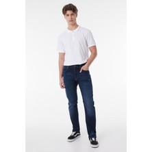Lee Slim Fit Dar Kesim Düşük Bel Extreme Motion Antrasit Esnek Jean Denim Pantolon
