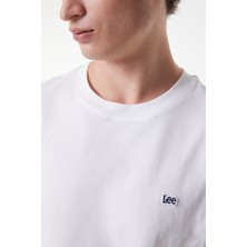 Lee Regular Fit Normal Kesim %100 Pamuk Bisiklet Yaka Tarçın Tişört