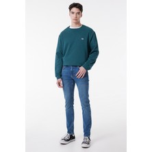 Lee Malone Skinny Fit Normal Bel Denim Esnek Jean Kot Pantolon