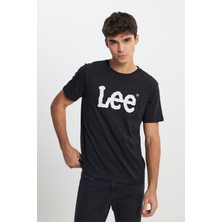 Lee Regular Fit Normal Kesim Sıfır Yaka %100 Pamuk Logolu Tişört