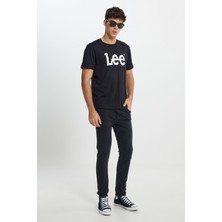 Lee Regular Fit Normal Kesim Sıfır Yaka %100 Pamuk Logolu Tişört