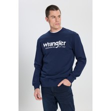 Wrangler Regular Fit Normal Kesim %100 Pamuk Sıfır Yaka Sweatshirt