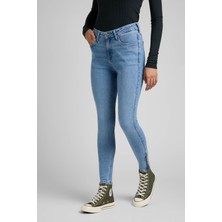 Lee Scarlett Skinny Fit Dar Kesim Yüksek Bel Esnek Jean Kot Pantolon