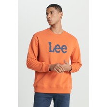 Lee Regular Fit Normal Kesim %100 Pamuk Sıfır Yaka Sweatshirt