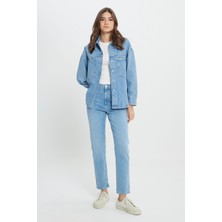 Wrangler Slim Fit Dar Kesim Yüksek Bel Siyah Esnek Walker Jean Denim Kot Pantolon