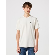 Wrangler Bisiklet Yaka T-shirt Vintage White