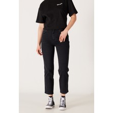 Wild West Regular Fit Yüksek Bel Düz Paça Esnek Jean Kot Pantolon