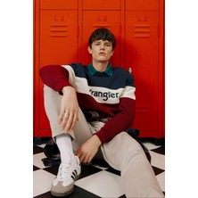 Wrangler Regular Fit Normal Kesim Bordo Erkek Sweatshirt