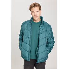 Wrangler Regular Fit Normal Kesim Dik Yaka Siyah Yeşil Mont