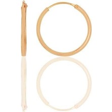 Gümüş Mini Halka Küpe 2 cm