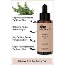 The Fine Organics Biberiye Yağı & Biotin Complex Hızlı Uzamaya Yardımcı, Dökülme Karşıtı Ve Onarıcı Saç Bakım Serumu