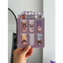 Attach Kawaii Magnetic Bookmark / Kitap Ayracı 6lı Set