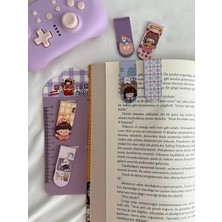 Attach Kawaii Magnetic Bookmark / Kitap Ayracı 6lı Set