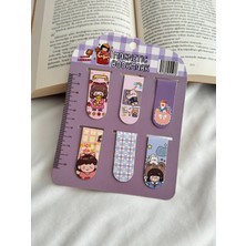 Attach Kawaii Magnetic Bookmark / Kitap Ayracı 6lı Set