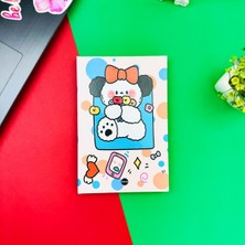 Attach Bow Rabbit Tasarım Lastikli Çizgisiz Defter