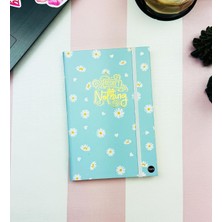 Attach Regret Nothing Tasarım Lastikli Çizgisiz Defter