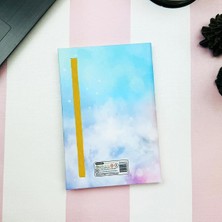 Attach Bu Işıltılı Hayatı Ben Seçtim Tasarımlı Özel Kutulu Sekreterlik Lastikli Defter ve Kalemlik Set