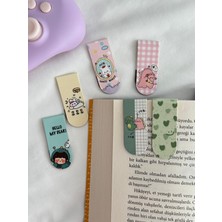 Attach Kawaii Dino Magnetic Bookmark / Kitap Ayracı 6lı Set