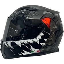 Sway Sw 820 Monster Full Face Kask Xl