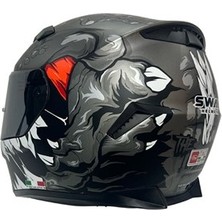 Sway Sw 820 Monster Full Face Kask Xl