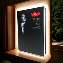 Eren Ofis 17 x 24 cm 2025 Yılı Günlük Ajanda Özel Atatürk Ajandası