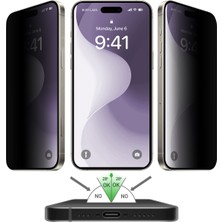 Buff iPhone 16 Plus 5d Privacy Easyfit Hayalet Ekran Koruyucu - Şeffaf