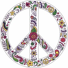 Sticker Usta Peace Barış Sembolü Sticker Araba Oto Motosiklet Karavan Sticker 00184