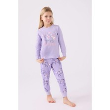 Rolypoly Kız Çocuk Beyaz Pijama Takımı