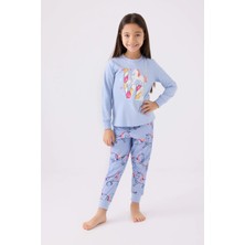 Rolypoly Kız Çocuk Beyaz Pijama Takımı
