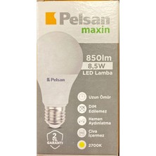 Pelsan 8,5 Watt LED Ampul-Sarı Işık