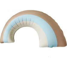 Kidspartim Retro Mavi Gökkuşağı Folyo Balon 81X44 cm