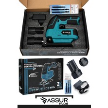 Assur Plus Extra Power 12 Volt Li-Ion Şarjlı Dekupaj Testere Mavi