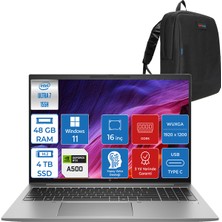 HP Zbook Firefly G11 Intel Ultra 7 155H 48GB 4tb SSD 4GB/RTXA500 Wuxga 16" W11PRO Mobil Iş Istasyonu ZBF5G4B8EWP06 + Zettaçanta