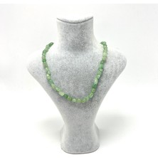 Yıldız Doğal Taş Sertifikalı Aventurin Natural Kesim Makrome Doğal Taş Kolye Ayarlanabilir Ölçü