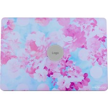 Macbook Air M2-M3 Kılıf 13.6inç Flower03 Yapıştırma Sticker Kaplama Koruyucu A2681 A3113 ile Uyumlu