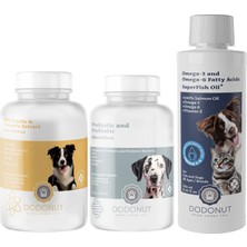 Dodonut Büyük Irk Köpekler Immune Booster Seti, Superfish Oil, Liver&kidney Detoks, Probiyotik