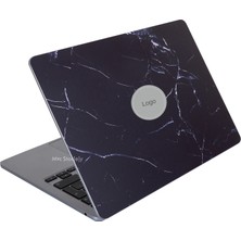 Macbook Air Kılıf M2-M3, 13.6inç Yapıştırma Sticker Kaplama Koruyucu Marble14 A2681 A3113 ile Uyumlu